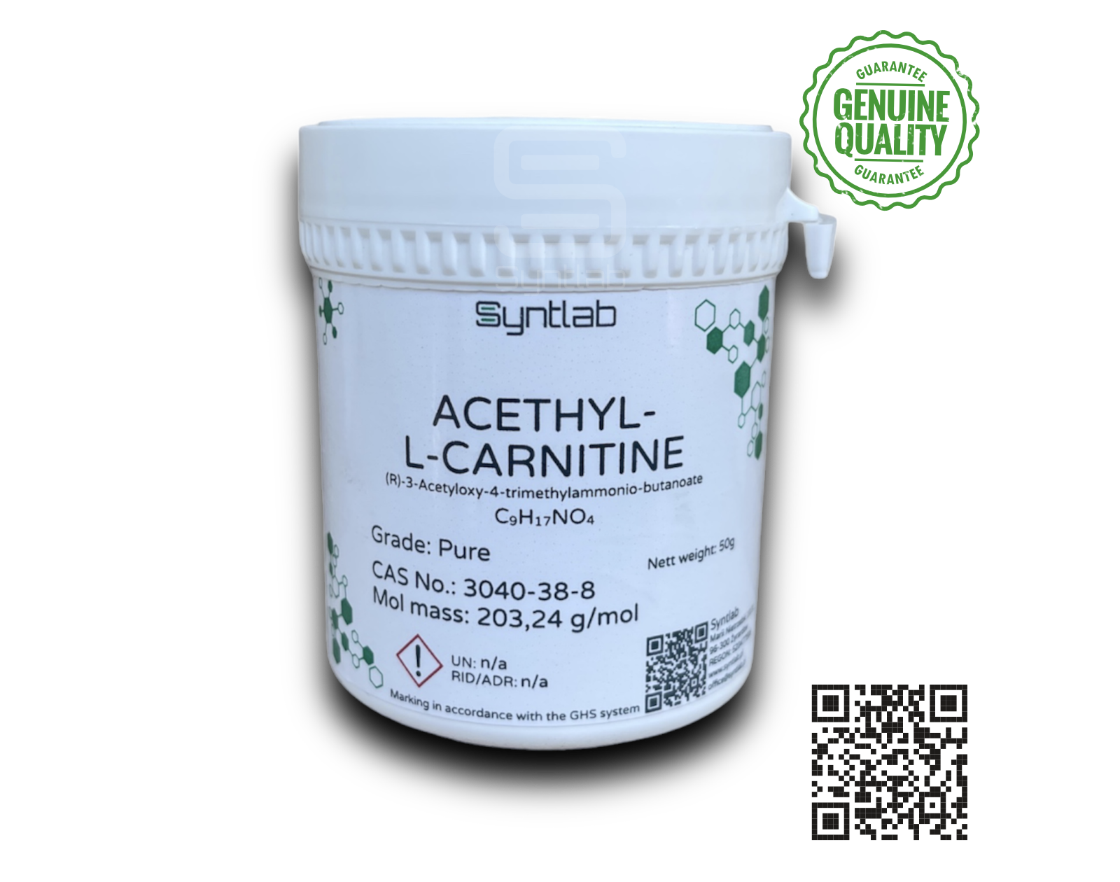 C9H17NO4 Acethyl-L-Carnitine